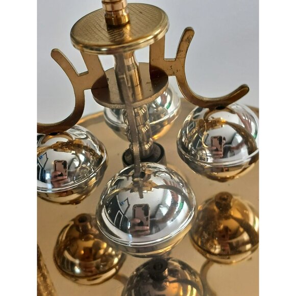 Vintage Ergo Quartz Germany Mantel Clock With Glass Dome 8'' - UNTESTED AS IS - Picture 3 of 14